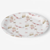 Een Gekke  Verjaardag Gans Waterverf Papieren Bordje (Gekanteld)