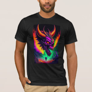 Een gekke, verschrikkelijke, boze demonen schedel t-shirt