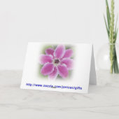 Een gekko zal u de Kaart van Valentijn van de Mijn (Achterkant)