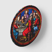 Een gekleurd afbeelding van het laatste stroper ronde klok (Hoek)