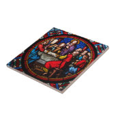 Een gekleurd afbeelding van het laatste stroper tegeltje (Zijkant)