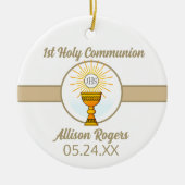 Een gekoesterd cadeau! Eerste Communie Ornament (Voorkant)