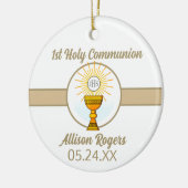 Een gekoesterd cadeau! Eerste Communie Ornament (Links)