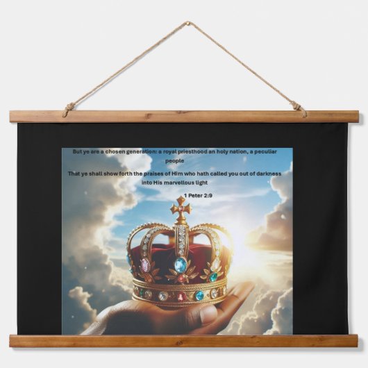 EEN GEKOZEN GENERATIE HANGEND WANDKLEED (Voorkant)