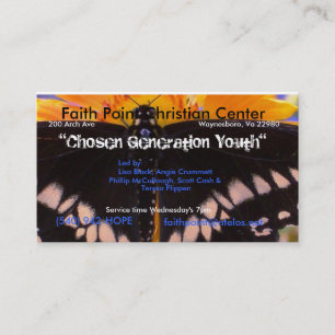 Een gekozen generatie visitekaartje