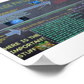 Een gekraakt eierperspectief poster (Hoek)