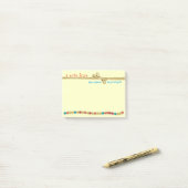 Een gekraakte notitie van de psycholoog van de sch post-it® notes (Op bureau)