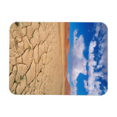 Een gekraakte woestijnvlakte magneet (Horizontaal)