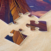 Een gekroond vogelkind legpuzzel (Zijkant)