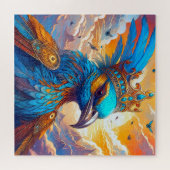 Een gekroond vogelkind legpuzzel (Horizontaal)