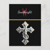 Een gekruist pad briefkaart (Voorkant)