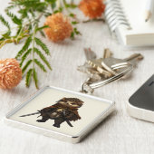 Een gekwetste krijger sleutelhanger (Zijkant)