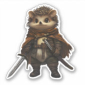 Een gekwetste krijger sticker (Voorkant)