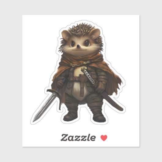 Een gekwetste krijger sticker (Vel)