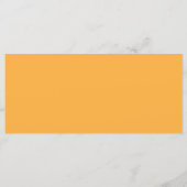 Een gele achtergrond met een menu (Achterkant)