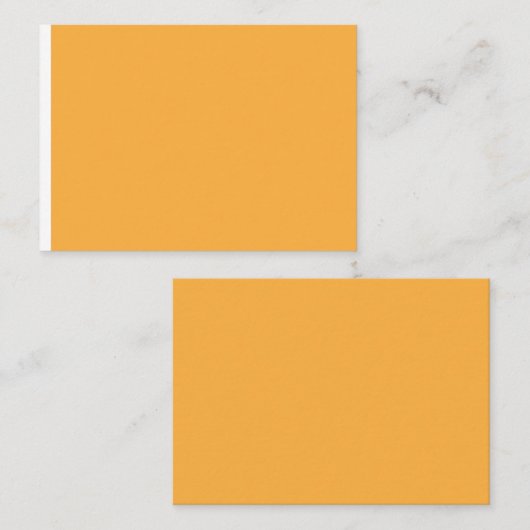 Een gele achtergrond met een plaatskaartje (Voorkant / Achterkant)