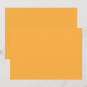 Een gele achtergrond met een save the date (Voorkant / Achterkant)