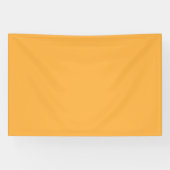 Een gele achtergrond met een spandoek (Horizontaal)