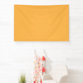 Een gele achtergrond met een spandoek (Insitu)