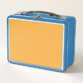 Een gele achtergrond met een zwarte rand (Voorkant)