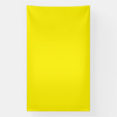 Een gele achtergrond met een zwarte rand spandoek (Verticaal)