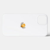 Een gele bloem met bladeren op een witte achtergro Case-Mate iPhone case (Achterkant (horizontaal))