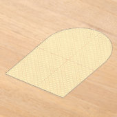 Een gele en witte achtergrond met kleine cirkels acryl uitnodigingen (Laagn)