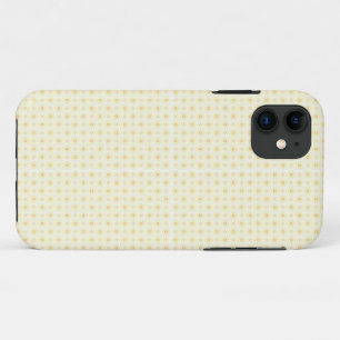 Een gele en witte achtergrond met kleine cirkels Case-Mate iPhone case
