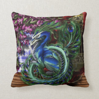 Een gele kooi kussen