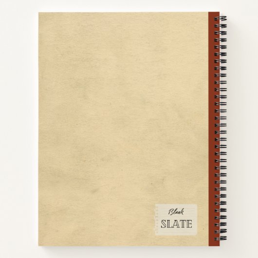 Een gele perzik en een half gepersonaliseerde comp notitieboek (Achterkant)