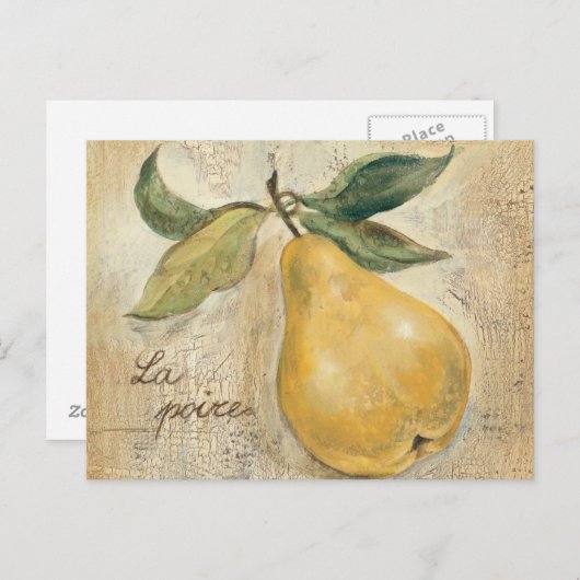 Een gele pier briefkaart (Voorkant / Achterkant)