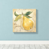 Een gele pier canvas afdruk (Insitu (Houten vloer))