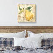 Een gele pier canvas afdruk (Insitu (Slaapkamer))