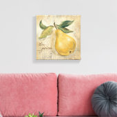 Een gele pier canvas afdruk (Insitu (Woonkamer))