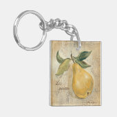 Een gele pier sleutelhanger (Voorkant Links)