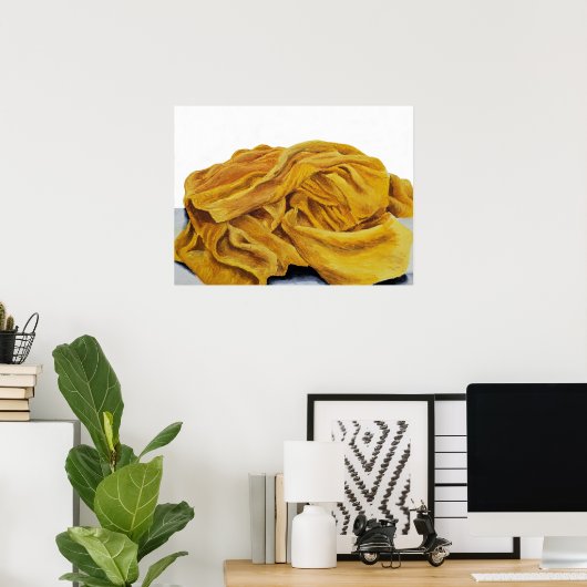 Een gele sjaal poster (Thuiskantoor)
