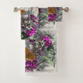 Een gele vlinder bad handdoek (Insitu)