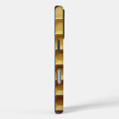 Een gele zeshoekige vormen in een honingraatpatroo Case-Mate iPhone case (Achterkant / Rechts)