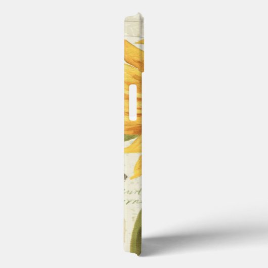 Een gele Zonnebloem Case-Mate iPhone Case (Achterkant / Rechts)