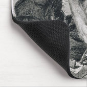 Een geleerd Man geabsorbeerd in de Koran Muismat (Hoek)