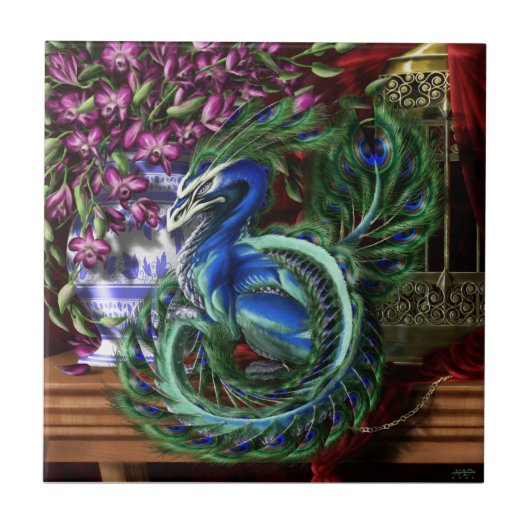 Een Geleide Gelabelde Tegel Tegeltje (Voorkant)