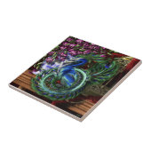 Een Geleide Gelabelde Tegel Tegeltje (Zijkant)