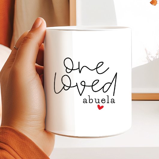 Eén geliefde abuela mok cadeau