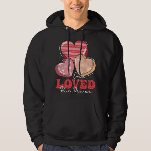 Een geliefde buschauffeur Groovy Valentijnsdag Vro Hoodie