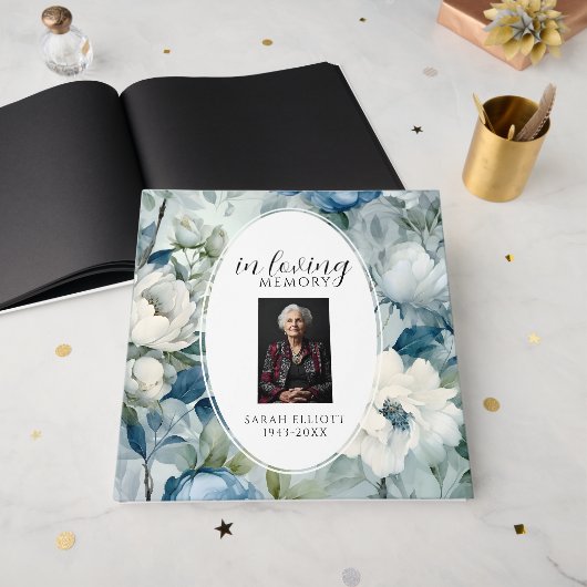 een geliefde dierbare herinnering gastenboek (Voorkant open)