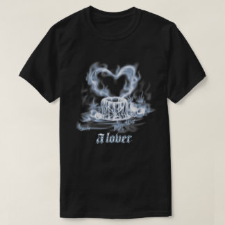 Een geliefde - Ethische rook kunst hart illustrati T-shirt