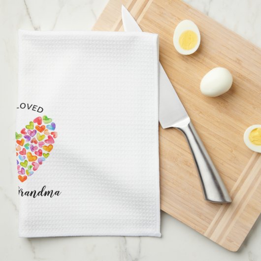 Een geliefde grootmakerij theedoek (Quarter Fold)