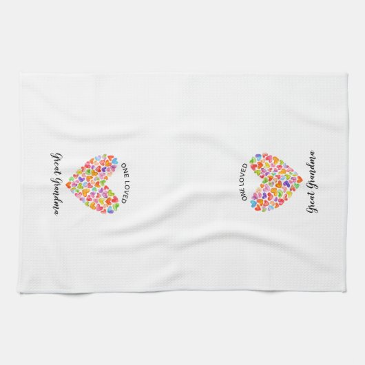 Een geliefde grootmakerij theedoek (Horizontaal)