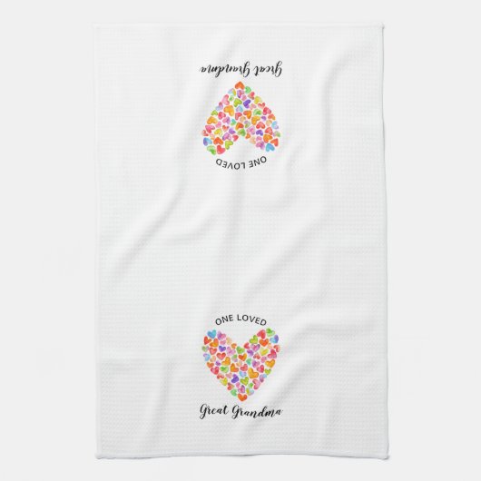 Een geliefde grootmakerij theedoek (Verticaal)