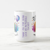 Een geliefde leraar gepersonaliseerd bedankgeschen koffiemok (Center)